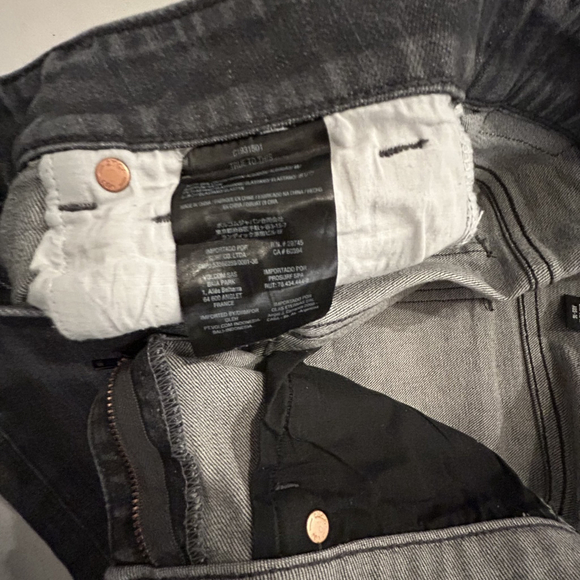 Volcom Boys Vorta Slim Straight Fit Denim Jeans - Gray Size 28 - Picture 6 of 14